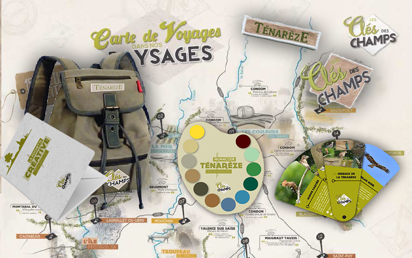 Sac pédagogique sur la découverte de la Ténarèze pour la communauté de communes de la Ténarèze (Gers)