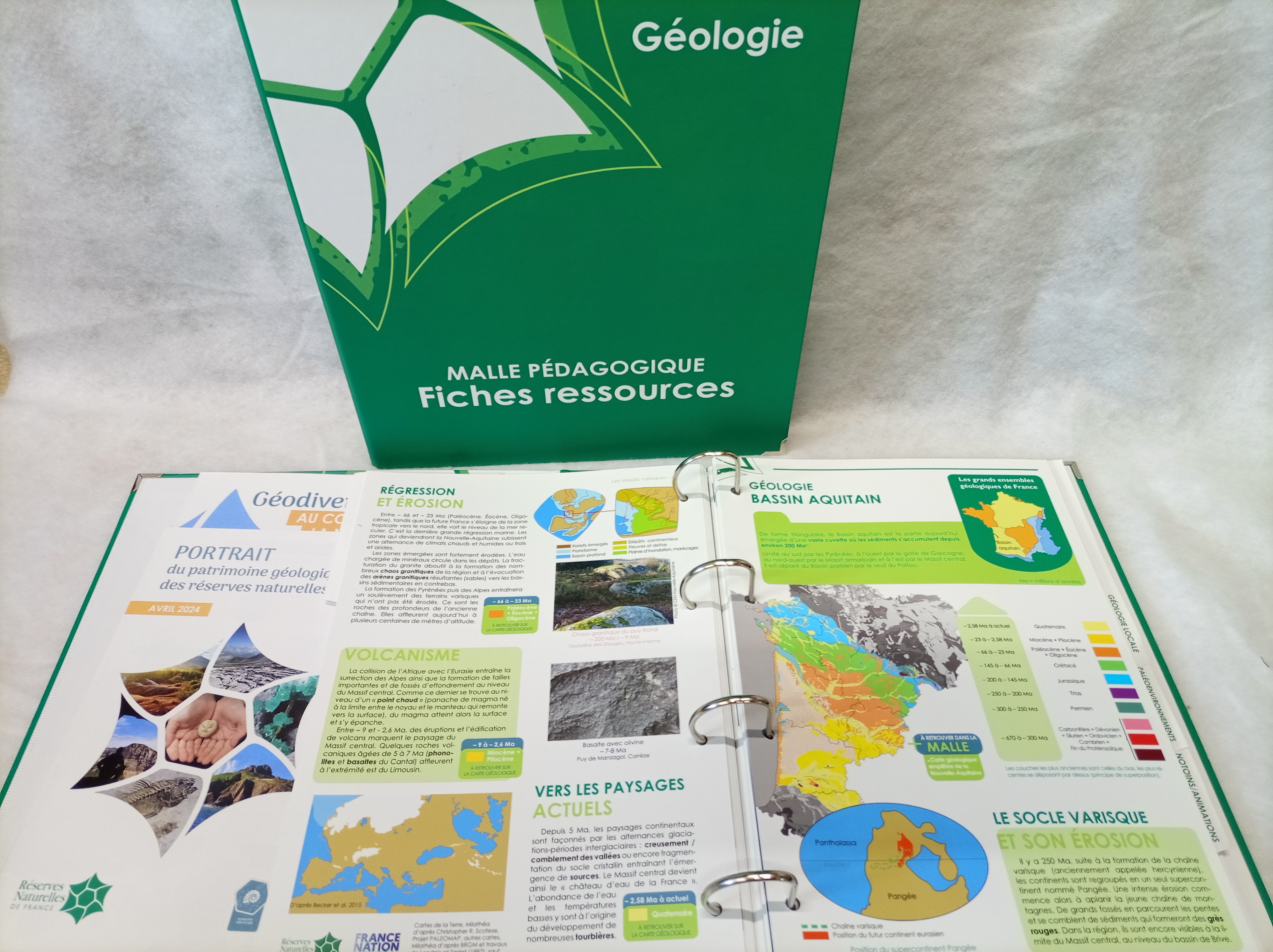 Classuer et fiches ressources de notion de géologie